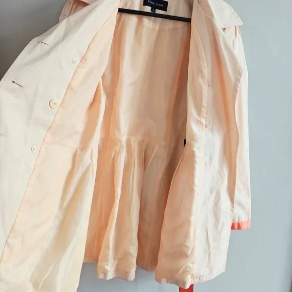 BLACK RIVET Double Breasted Trench Coat - Picture 14 of 16